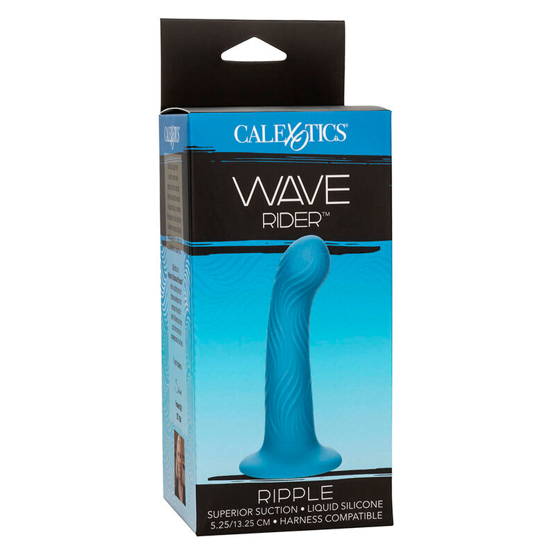 CALEXOTICS - WAVE RIDER RIPPLE ANALPLUG BLÅ