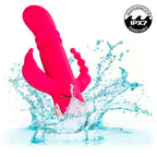 CALEXOTICS - JACK FANTASY TRIPLE OPVARMET VIBRATOR KANIN PINK