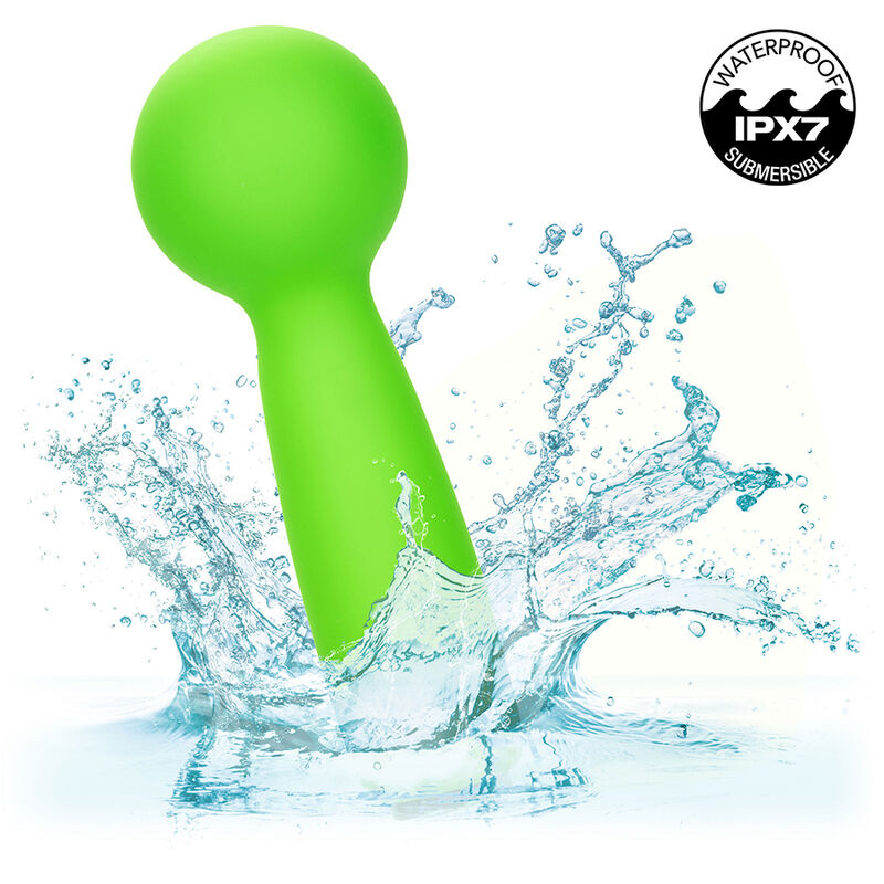 CALEXOTICS - NEON VIBES THE BUBBLY VIBE MINI MASSAGEAPPARAT 10 VIBRATIONER GRØN