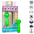 CALEXOTICS - NEON VIBES THE BUBBLY VIBE MINI MASSAGEAPPARAT 10 VIBRATIONER GRØN