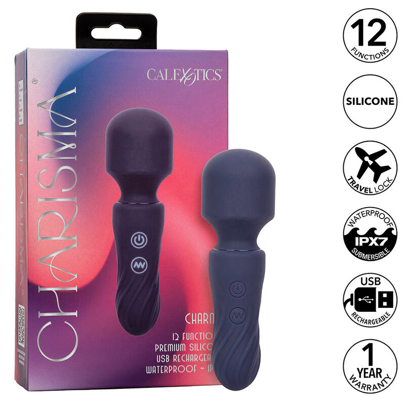 CALEXOTICS - CHARISMA CHARM MASSAGEAPPARAT 12 FUNKTIONER LILLA