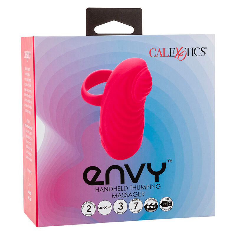 CALEXOTICS - ENVY HÅNDHOLDT RULLEKULDE MASSAGEAPPARAT MED 7 VIBRATIONER PINK