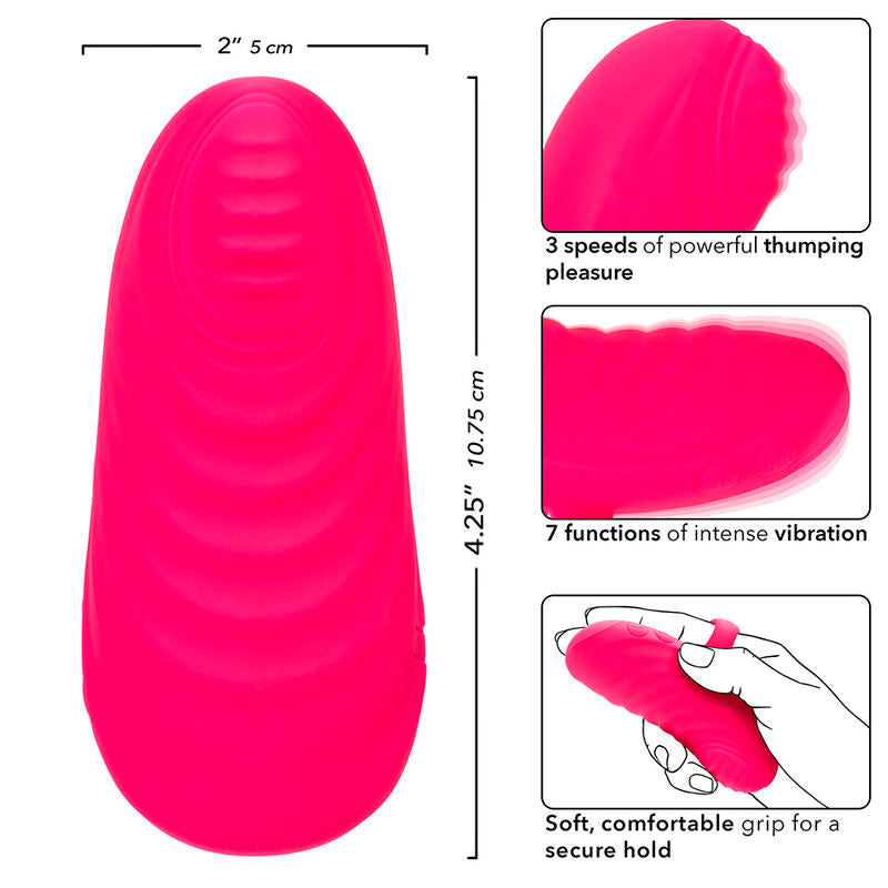 CALEXOTICS - ENVY HÅNDHOLDT RULLEKULDE MASSAGEAPPARAT MED 7 VIBRATIONER PINK