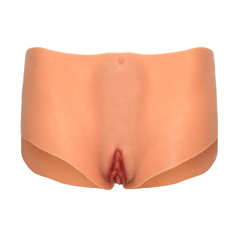 SKJULT BELYST - ALTER EGO ÅBEN VAGINA & RØVETRUSS MED MEDIUM TALJE, KØD