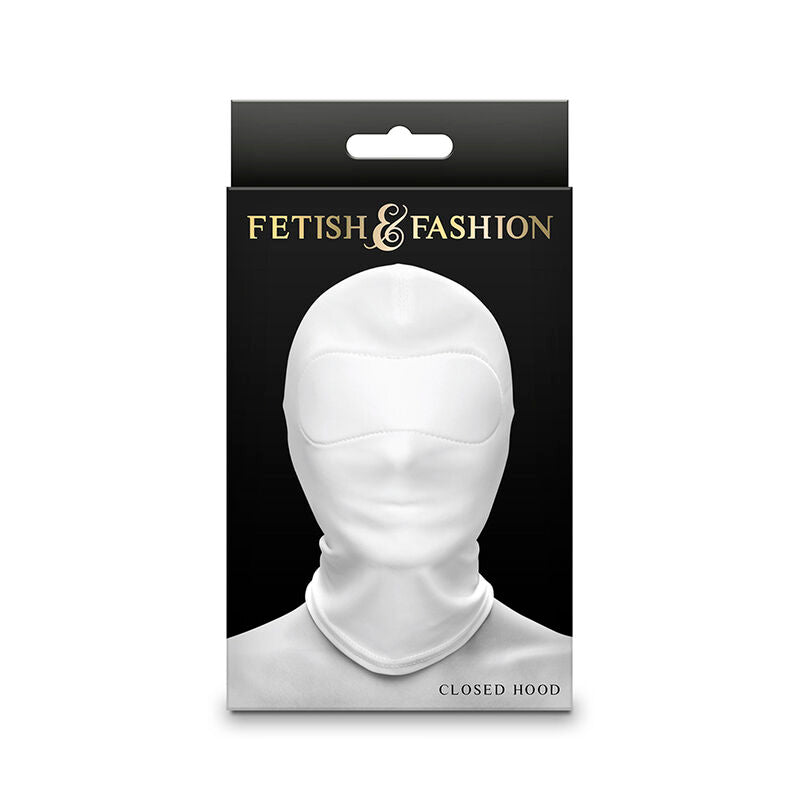NS NOVELTIES - FETISH & MODE LUKKET HÆTTE NYLON HVID