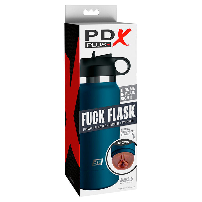 PDX PLUS - FUCK FLASK VAGINE DISKRET STROKER BRUN MODEL 1