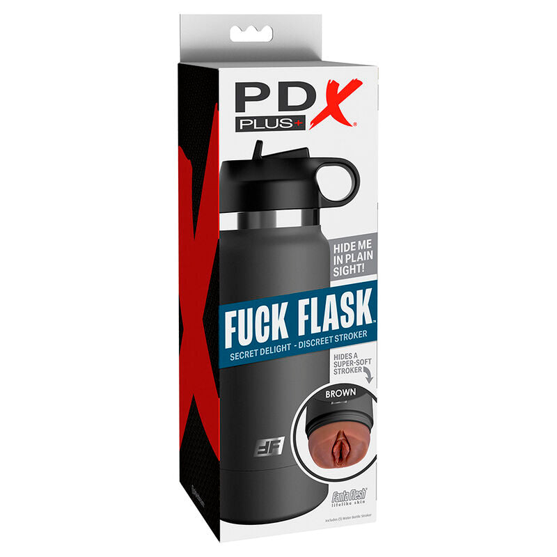 PDX PLUS - FUCK FLASK VAGINE DISKRET STROKER BRUN MODEL 2