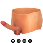 SKJULT BEGYRNELSE - ALTER EGO BOXERSHOT MED PENIS 18 CM STØRRELSE S/M