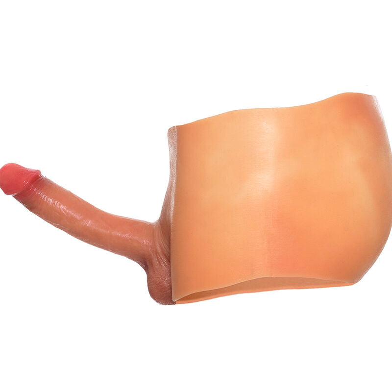 SKJULT BEGYRNELSE - ALTER EGO BOXERSHOT MED PENIS 18 CM STØRRELSE S/M