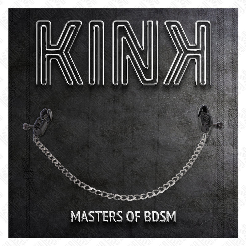 KINK - FLAD KÆDE NIPPELKLEMMER SØLV 30 CM