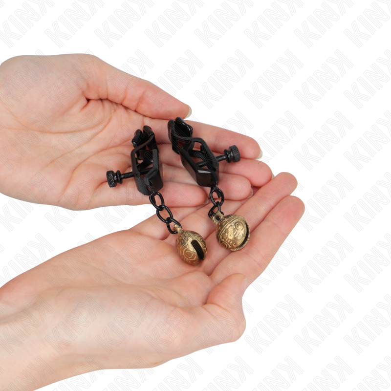 KINK - BELL JAW STYLE NIPPLE CLAMPS SORT 7 CM