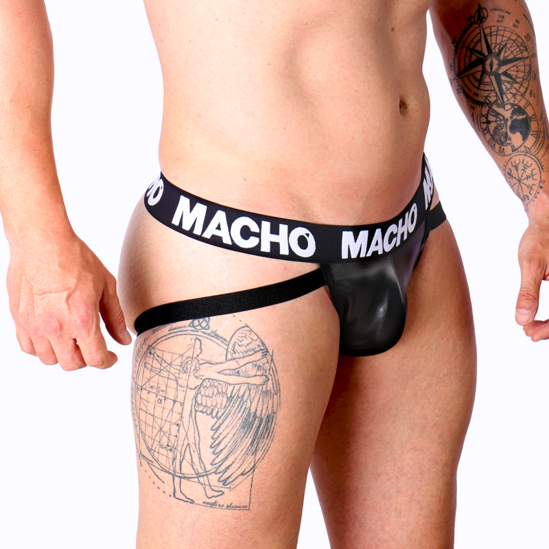 MACHO - MX25NC JOCK SORT LÆDER