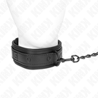 KINK - NEOPREN BONDAGE HALSVÆNG MODEL 2 MED BÆLTE 78 CM JUSTERBAR 37,5 X 49,5 CM