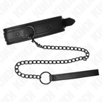 KINK - NEOPREN BONDAGE HALSVÆNG MODEL 2 MED BÆLTE 78 CM JUSTERBAR 37,5 X 49,5 CM