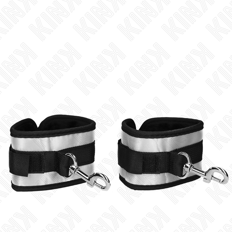 KINK - NEOPREN HÅNDLEDSMANCHETTER GRÅ 23 X 5 CM