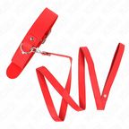KINK - HALSKÆDE MED BÆLTE 116 CM ROJO STROP JUSTERBAR 32-50 CM X 8 CM
