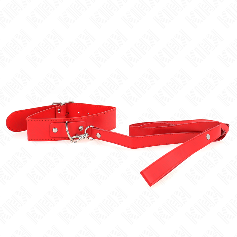 KINK - HALSKÆDE MED BÆLTE 116 CM ROJO STROP JUSTERBAR 32-50 CM X 8 CM