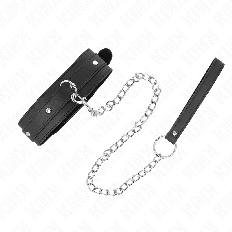 KINK - HALSKÆDE MED SNORE 65 CM 1 RING JUSTERBAR 38-49 CM X 5 CM