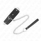 KINK - HALSKÆDE MED SNORE 65 CM 3 RINGE MODEL 1 JUSTERBAR 38-49 CM X 5 CM