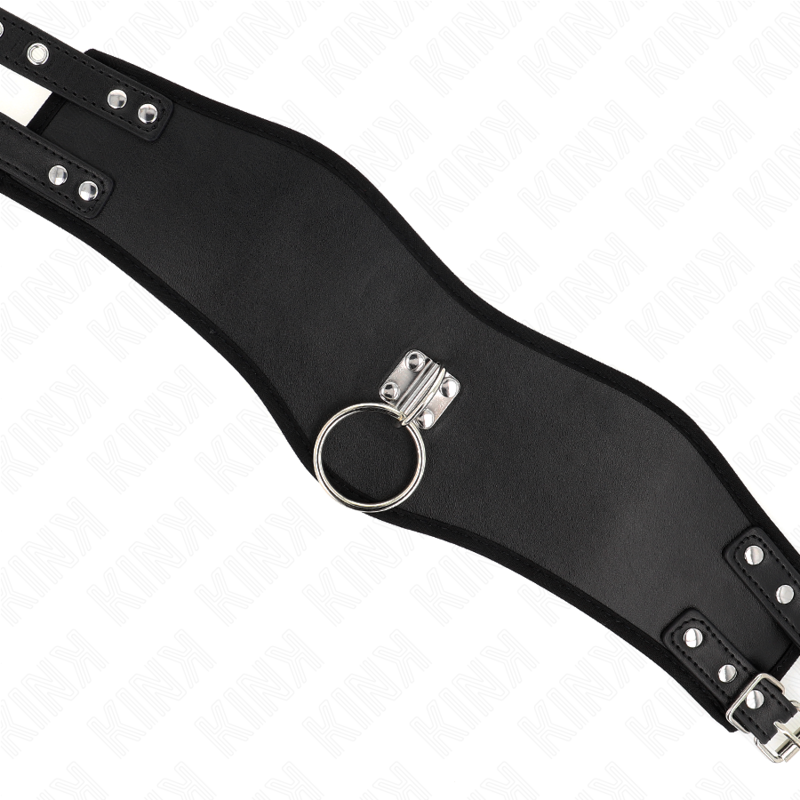 KINK - HALSKÆDE 65 CM MED BRED REM JUSTERBAR 40-55 CM X 10 CM