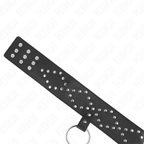 KINK - HALSKÆDE 65 CM MED SNORE MED SØLVØVNE MODEL 3 JUSTERBAR 36-43 CM X 5 CM
