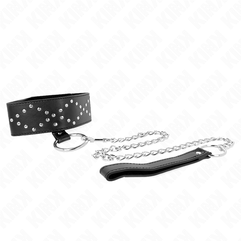 KINK - HALSKÆDE 65 CM MED SNORE MED SØLVØVNE MODEL 3 JUSTERBAR 36-43 CM X 5 CM