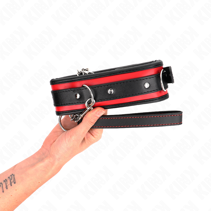 KINK - TUNG HALSKÆDE MED BÆLTE 65 CM MODEL 2 JUSTERBAR 36,5-50 CM