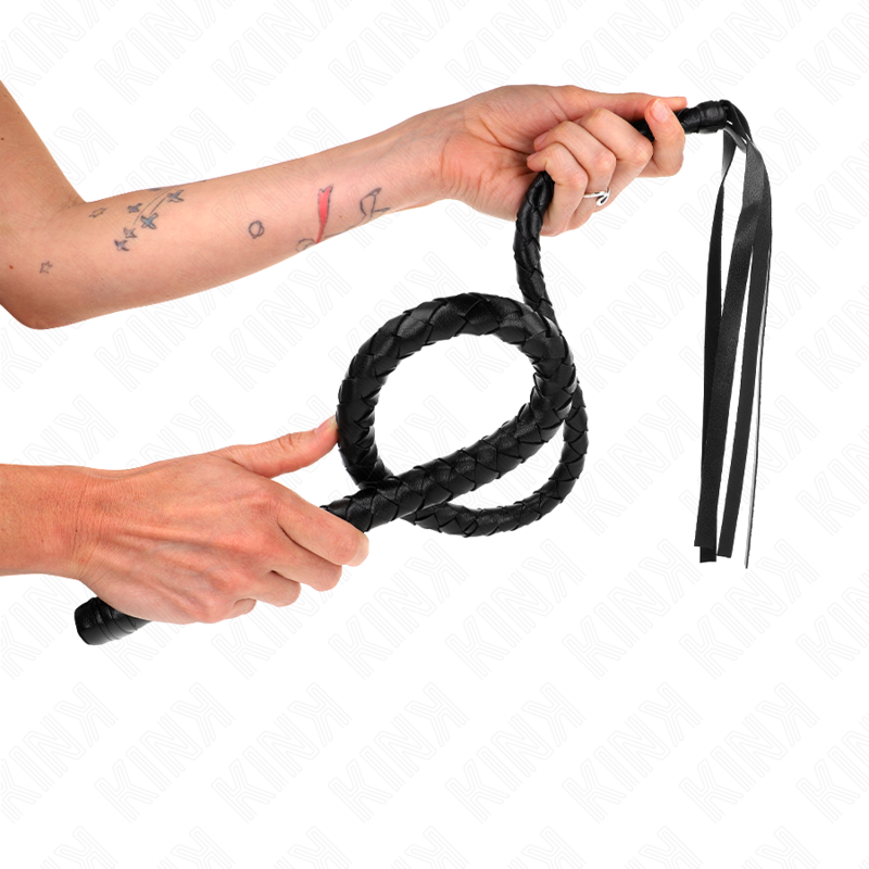 KINK - LANG PISK MED PERLE 110 CM