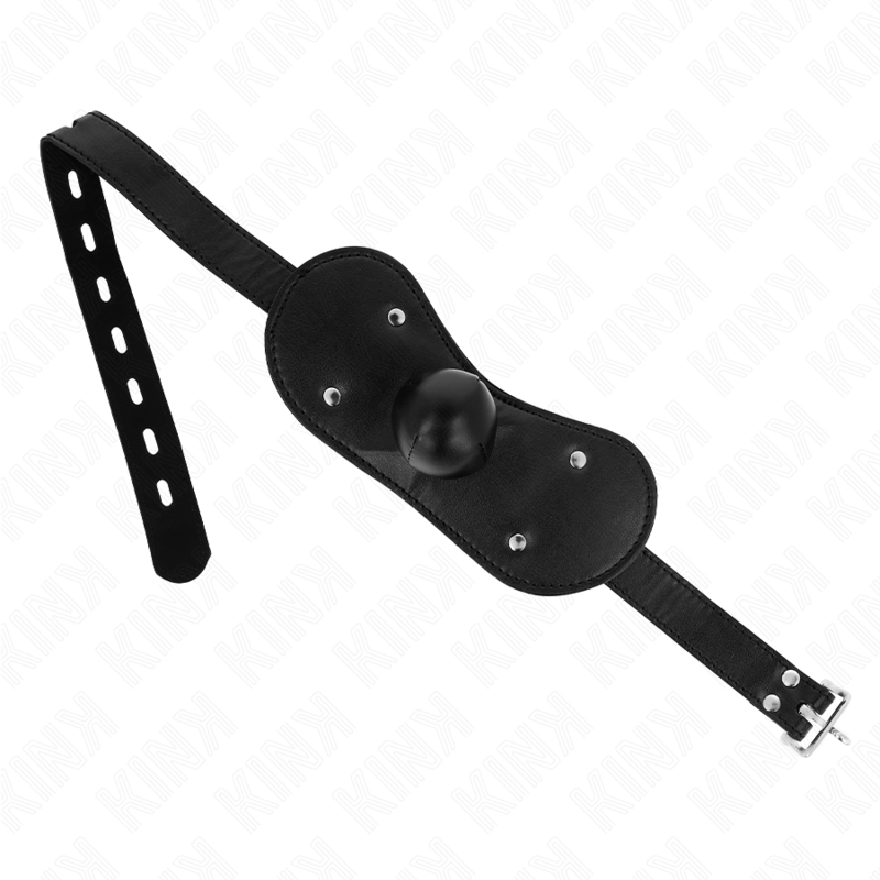 KINK - MUNDMASKE MED KUGLEKNEVEL MED JUSTERBAR LÅS 42-60 CM