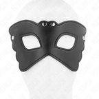 KINK - SOMMERFUGLEFORMET MASKE I LÆDER 20 x 9 CM