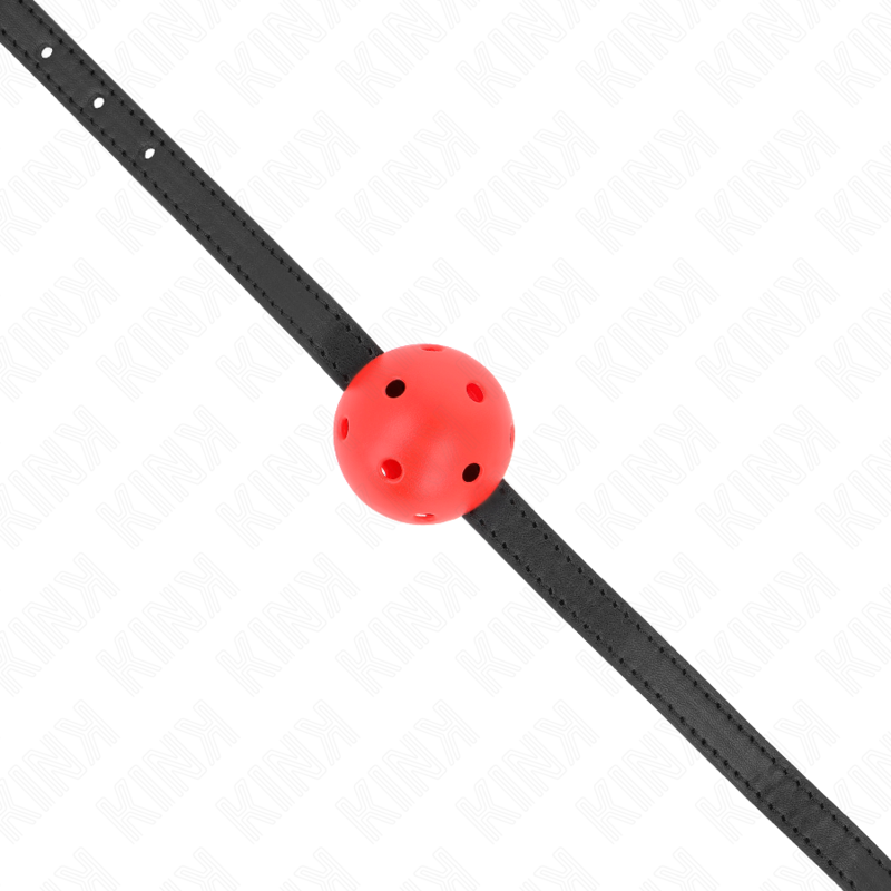 KINK - SIMPLICITY RØD ÅNDBAR 4,5 CM KUGLEKNEVELS 62 x 1,5 CM