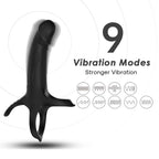 ARMONY - DILDO MED RING & VIBRATOR SORT
