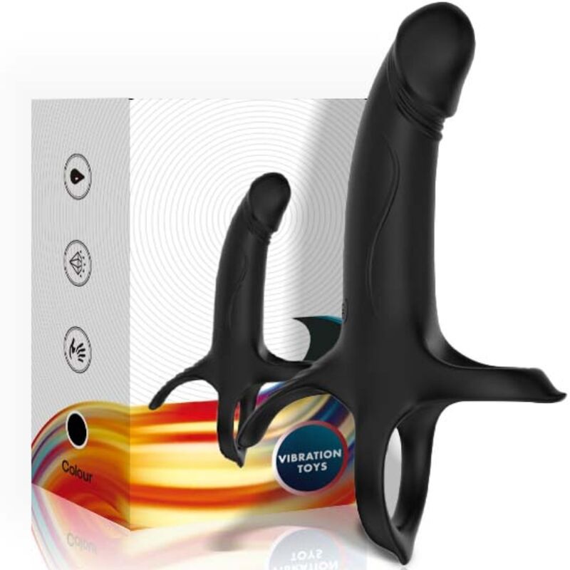 ARMONY - DILDO MED RING & VIBRATOR SORT
