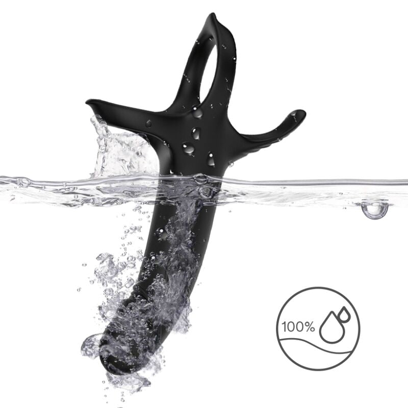ARMONY - DILDO MED RING & VIBRATOR SORT