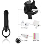 ARMONY - DILDO MED RING & VIBRATOR SORT