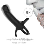 ARMONY - DILDO MED RING & VIBRATOR SORT