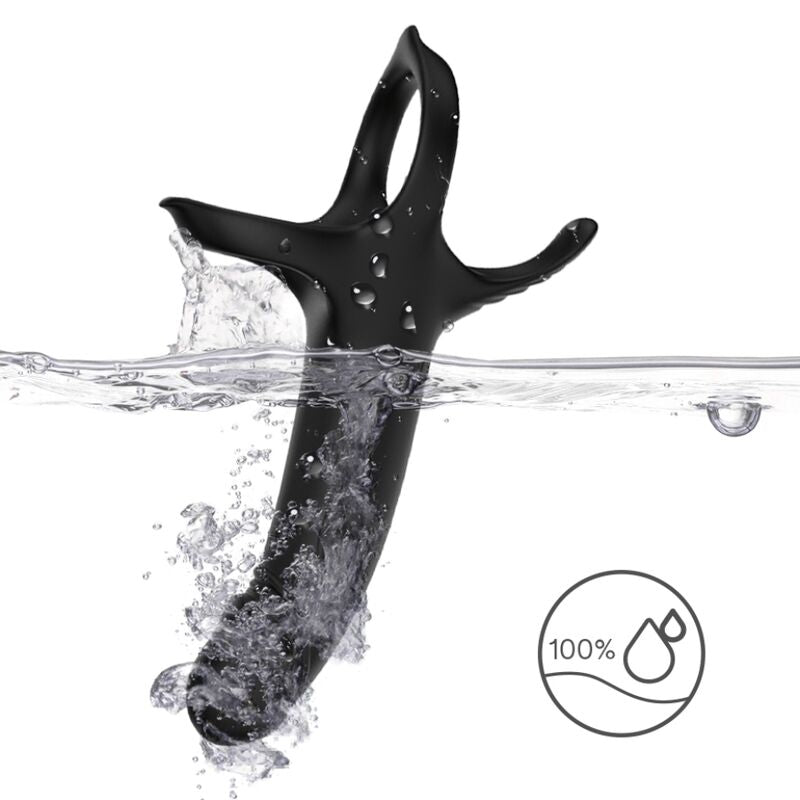 ARMONY - DILDO MED RING & VIBRATOR SORT