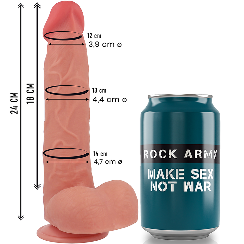 ROCKARMY - FLYDENDE SILIKONE RAPTOR 24 CM -O- 4,4 CM