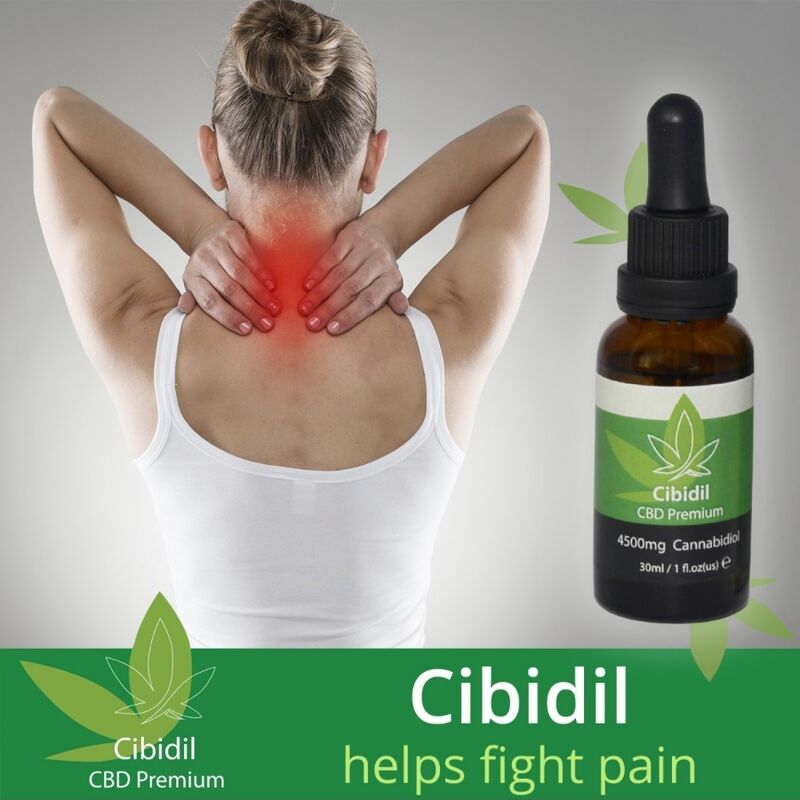 500 KOSMETIKPRODUKTER - CIBIDIL AFSLAPPENDE CBD-OLIE 15% 30 ML