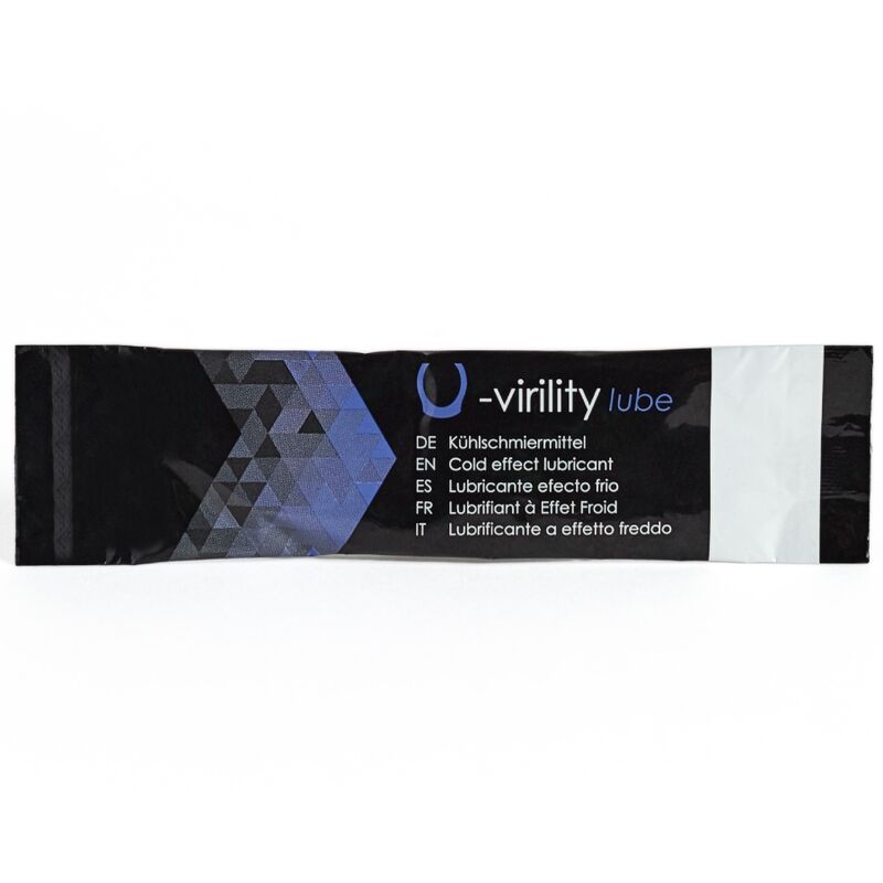 500 KOSMETIKPRODUKTER - U-VIRILITY GLIDEMIDDEL MED KOLDE EFFEKT 10 X 5 ML