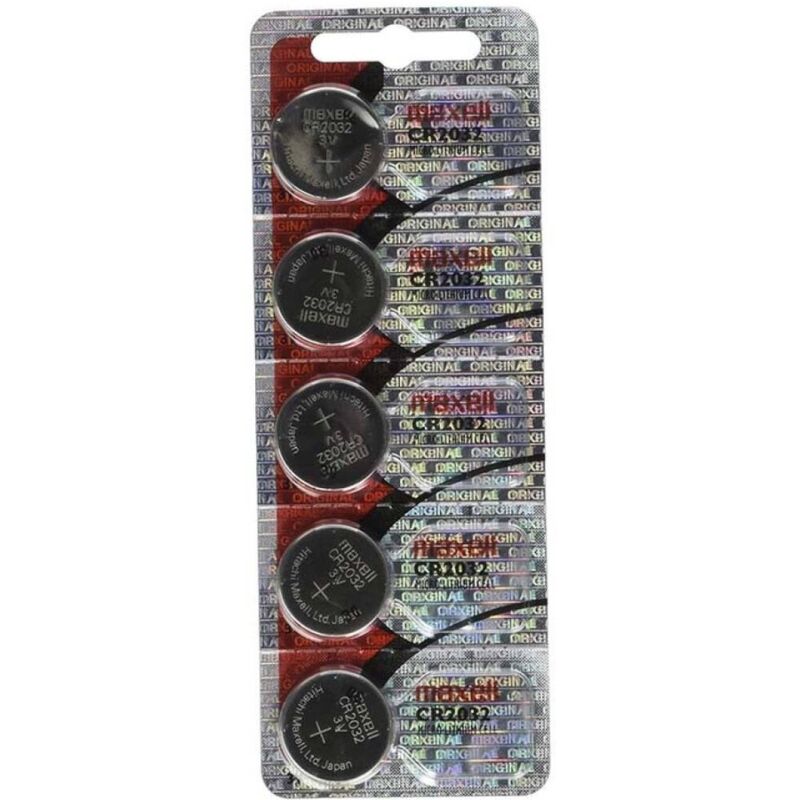MAXELL - LITIO CR2032 BATTERI 3V - 5 ENHEDER