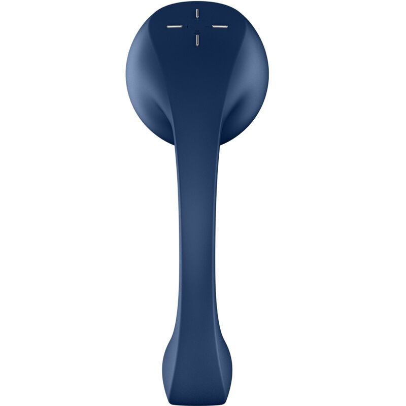 SATISFYER - PRO+ WAVE 4 G-PUNKTS- & LUFTPULSSTIMULATOR GRATIS APP MØRKEBLÅ