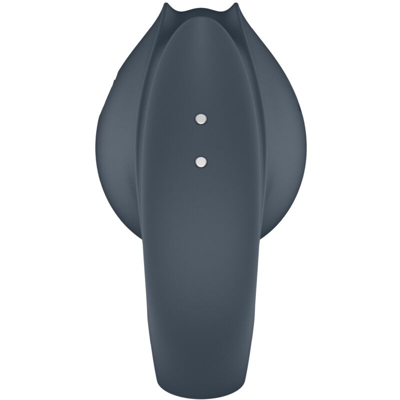 SATISFYER - PERFECT PAIR 2 MULTIVIBRATOR 2 I 1 PENISRING OG FINGERSTIMULATOR GRÅ