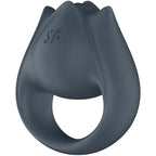 SATISFYER - PERFECT PAIR 2 MULTIVIBRATOR 2 I 1 PENISRING OG FINGERSTIMULATOR GRÅ