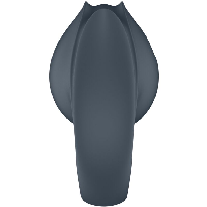 SATISFYER - PERFECT PAIR 2 MULTIVIBRATOR 2 I 1 PENISRING OG FINGERSTIMULATOR GRÅ
