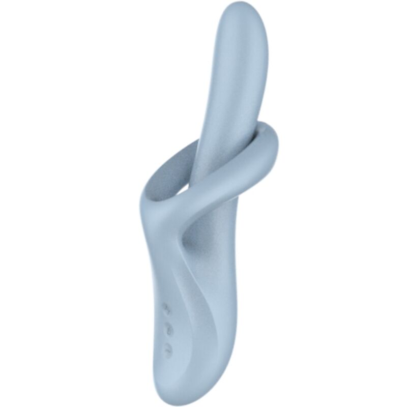 SATISFYER - HEAT FLEX 4 VARMEEFFEKTVIBRATOR 12 VIBRATIONER BLÅ