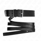 KINK - HALSKÆDE MED BÆLTE 116 CM SORT JUSTERBAR STROP 32-50 CM X 8 CM