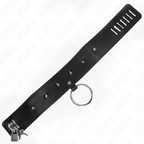 KINK - HALSKÆDE 65 CM MED SNORE MED SØLVØVNE MODEL 2 JUSTERBAR 36-43 CM X 5 CM