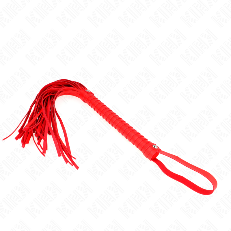 KINK - PISK MED RØDT TEKSTURERET HÅNDTAG 48,5 CM