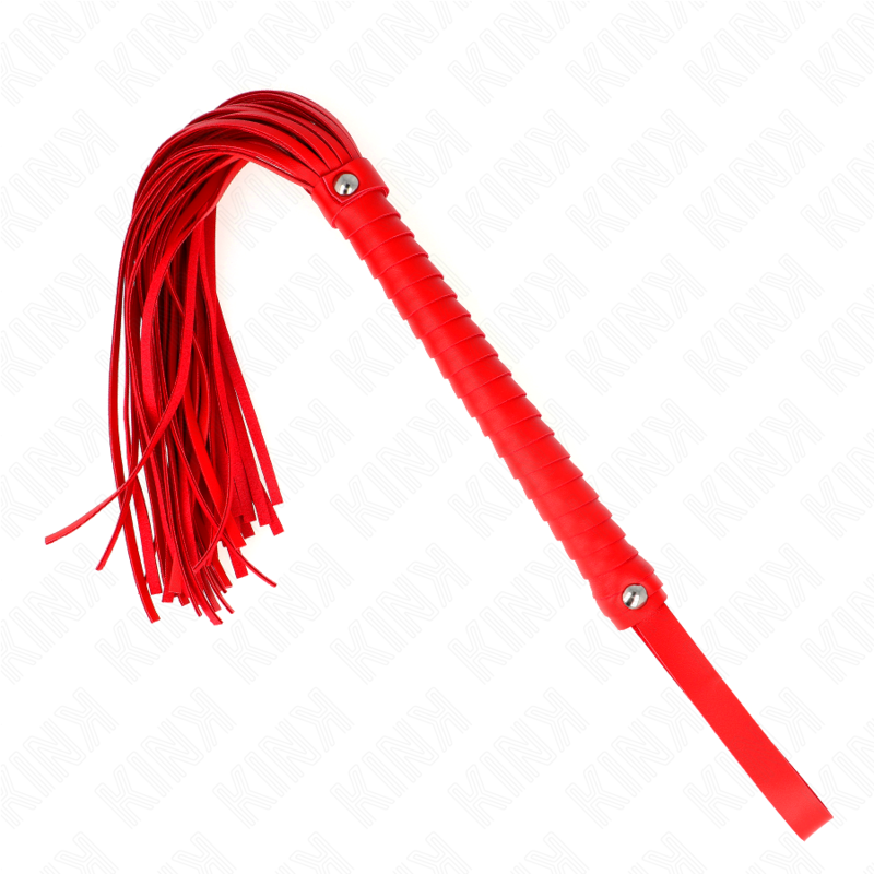 KINK - PISK MED RØDT TEKSTURERET HÅNDTAG 48,5 CM